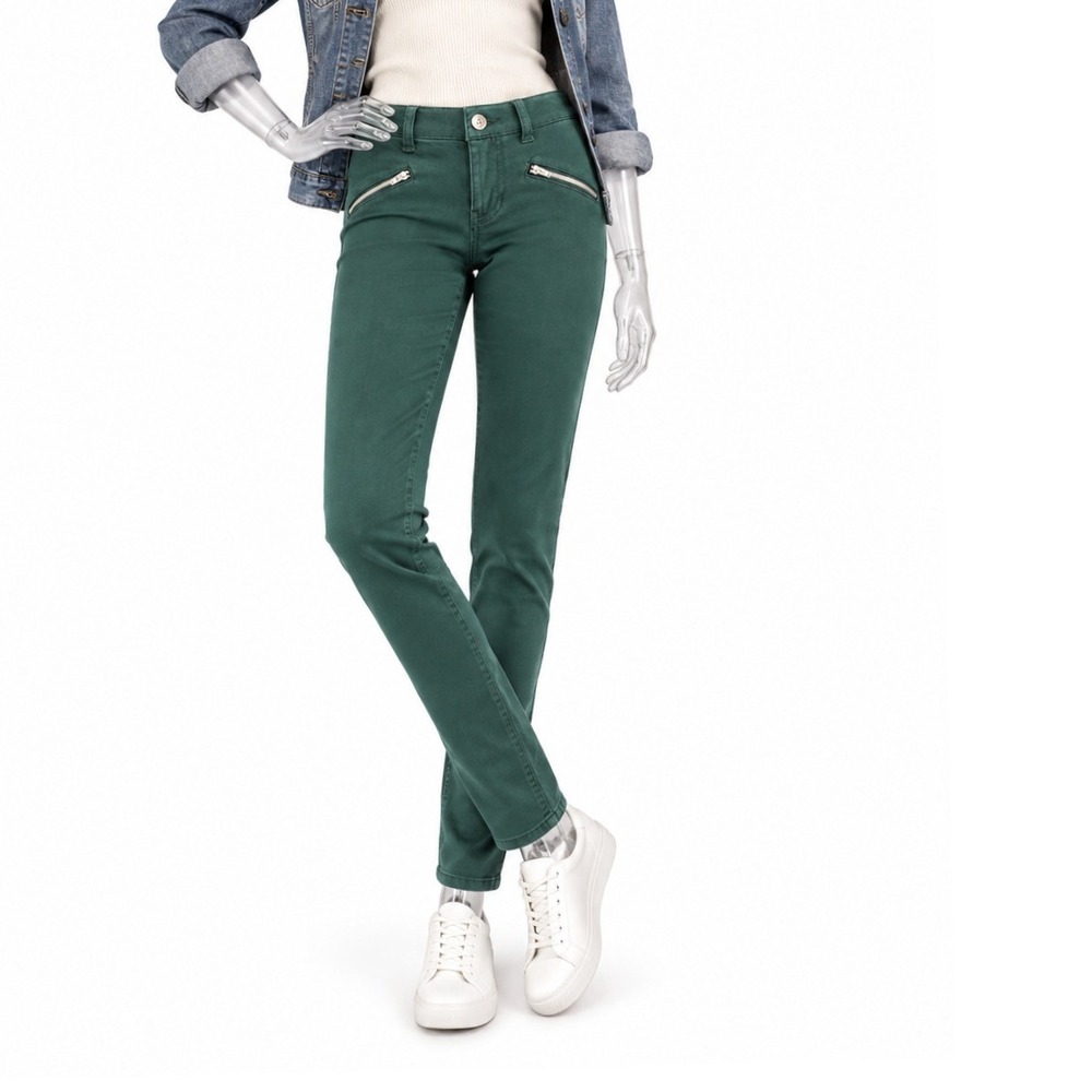 Cabi Hunter Green Zip‎ Skinny Jeans SKUCH038